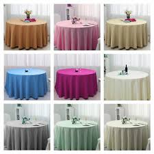 It is crafted from polyester poplin with a round silhouette with tailored edges, in a versatile solid hue for a look that works in both traditional and modern settings. Kitchen Dining Bar Plain Round Bedside Chipboard Table Tablecloths Washable Polyester Satin Weave Home Garden Citricauca Com