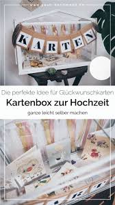 Diy Kartenbox Zur Hochzeit Selber Machen Yeah Handmade Diy Projekte Basteln Und Selbermac Hochzeitskarten Boxen Geschenkbox Hochzeit Hochzeitskarten Ideen