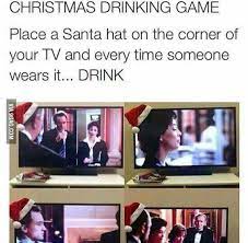 Awesome Christmas Drinking Game Drink Every Time The Hat Fits Christmas Drinking Games Christmas Drinking Drinking Games