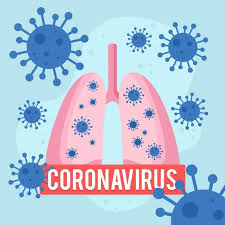 Download Flat Design Infected Lungs Illustration For Free Di 2020 Desain Desain Poster Poster