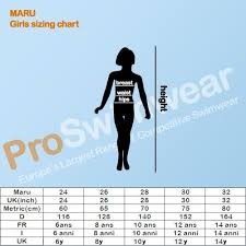 maru girls size chart