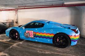 Check spelling or type a new query. Iron Spike On Twitter Dj Deadmau5 Bought Himself A Ferrari 458 Italia And Had It Custom Wrapped With A Nyan Cat Theme Including Custom Badges And Floormats It Is Very Stupid But It