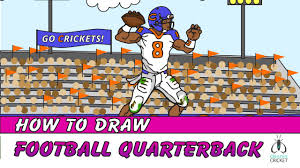 Videos you watch may be added to the tv's watch history and influence tv recommendations. How To Draw A Football Player Quarterback Easy Step By Step Art Lesson Youtube
