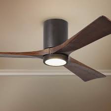 I thought it would be really cool to change the ceiling fan to look like a propeller. 52 Irene 3hlk Bronze 3 Blade Led Damp Hugger Ceiling Fan 78w47 Lamps Plus