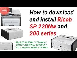 تحميل تعريف طابعة hp laserjet pro 200. Ricoh Sp 221 220nw 221nw 277nwx And 200 Series Driver Download And Install Teach World Youtube