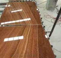 Wood Vein Marble Slabs&Tiles/China Yellow Marble/Brown Coffee Wood Slab