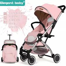 In the united states, the average baby weighs about 7 pounds 3 ounces (3.3 kg) at birth. Net Weight 5 5kg Portable Baby Stroller One Button Fold Can Sit Can Lie Baby Stroller Can Board The Plane Lightweight Stroller Aliexpress