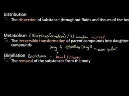 Pharmacokinetics For Students Absorption Distribution Metabolism And Elimination Lect 1 Metabolism Review Notes Pharmacology