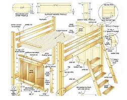The loft bed should be large enough to accommodate a full mattress. How To Build Queen Size Loft Bed Plans Download Storage Bed Woodworking Plans Build A Loft Bed Loft Bed Plans Wood Furniture Plans