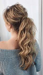 53 Best Ponytail Hairstyles Low And High Ponytails To Inspire Damp Hair Styles Ponytail Hairstyles Hair Styles