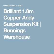 Brilliant 1 8m Copper Andy Suspension Kit Bunnings Warehouse Kit Copper Brilliant