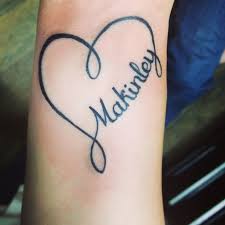 Pin By Cherry On Tatoos Heart Tattoos With Names Heart With Infinity Tattoo Name Tattoos For Moms