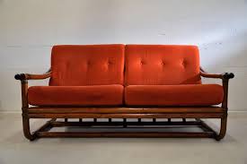 ( 3.0 ) out of 5 stars 2 ratings , based on 2 reviews current price $336.82 $ 336. Mid Century Modern Italian Rattan Orange Sofa For Sale At 1stdibs