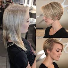 Have your fringe, or bangs, be short, blunt, and stop in the middle of. 110 Before After Short Hair Photos Long To Short Hair Transformations