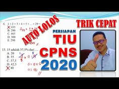 Trik Cepat Taklukkan Tes Tiu Cpns 2020 Pembahasan Soal Tiu Cpns 2019 Youtube Di 2020 Buku Pelajaran Buku Matematika