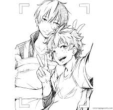 Here are images to print and color of characters well known by children, coming from the world of video games. Anime Boys My Hero Academia Coloring Pages My Hero Academia Coloring Pages Coloring Pages For Kids And Adults