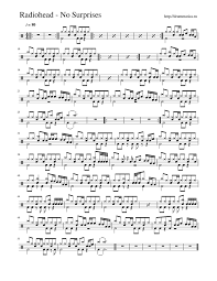 You can find the progressive rock music discographies from 11,652 bands & artists, 65,957 albums (lp, cd and dvd), 1,814,971 ratings and reviews from 65,189 members who also participate in our active forum. Radiohead No Surprises For Drums Sheet Music For Drum Group Solo Musescore Com