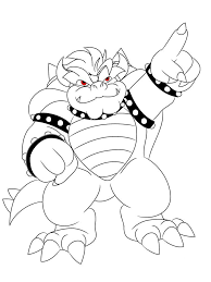 Coloring pages of the animals in excellent quality for kids and adults. Giga Bowser Coloring Pages In 2021 Coloring Pages Cartoon Coloring Pages Villain Character