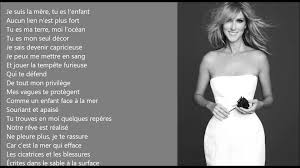 La Mere Et L Enfant Celine Dion Easyread Beautiful Songs Celine Dion Celtic Music
