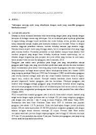 Berikut ini adalah beberapa contoh sinopsis yang dibuat dalam sebuah artikel dalam novel dan film: Doc Contoh Sinopsis Pengajuan Judul Skripsi Skizofrenia Erick Reynaldo Academia Edu