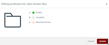 · in the sidebar of the  . Preventing Cheating In Canvas Part 1 Files And Modules Courses At Uchicago