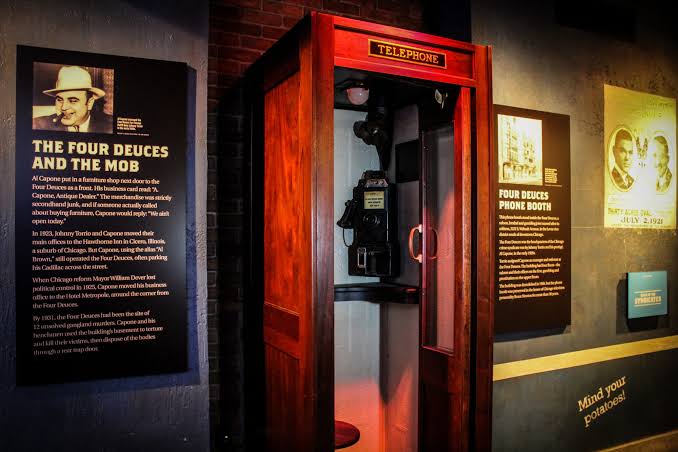 Four Deuces Phone Booth - The Mob Museum