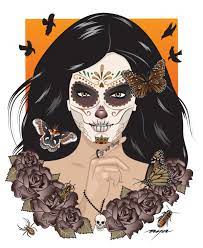 Dia De Los Muertos Choco La Design Day Of The Dead Art Art Skull Art