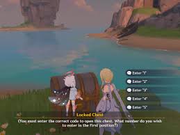 We show you exactly how to unlock and complete the farmer's treasure world quest. Genshin Impact They Who Hear The Sea Code Locked Chest Guide Polygon
