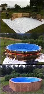 We Ve Featured Swimming Pools Made From Shipping Containers Dumpsters Hay Bales And Rubbish Skips Before As A Recycled Pallets Diy Pallet Projects Pallet Diy