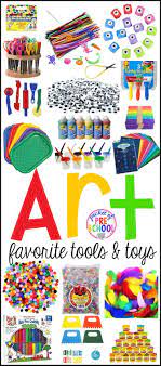Favorite Art Tools And Toys For Preschool Kindergarten Pocket Of Preschool Kids Art Supplies Kindergarten Art Lessons Art Center Preschool
