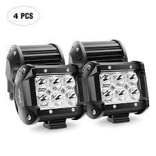 Led Light Bar Nilight 4pcs 18w 1260lm Spot Led Pods Driving Fog Light Off Road Lights Bar Jeep Lamp 2 Years Warranty Walmart Com Jeep Lights Led Light Bars Off Road Light