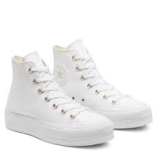 elevated gold platform chuck taylor all star high top converse de at susse schuhe extravagante schuhe sneakers mode