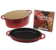 Le Creuset 7 25 Qt Oval French Oven With Grill Lid Creuset It Cast Le Creuset Cookware