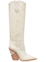Black And White Cowboy Boots Womens Fendi Cutwalk Pointed Toe Cowboy Boots Farfetch Fendi Boots Leather Boots Women Cowboy Boots