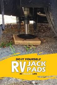 It is an interlocking type of block, much like how you would use a lego. Make Your Own Rv Jack Pads Rv Tailgate Life
