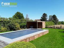 houten poolhouse met zwembad met houten afwerking zwembad huizen diy zwembad zwembad