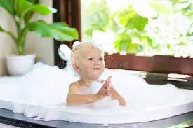 Purple drank bubble bath sudsatorium: Child In Bubble Bath Kid Bathing Baby In Shower Stock Photo Image Of Healthy Bathroom 109997654