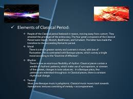 The term classical generally refers to something that has a wide and long lasting appeal. Introduction To Music Musical Eras Ppt Download
