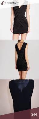 Bcbg Maxazria Alondra Sleeveless Dress Black Sz M Bcbg Maxazria Alondra Knit Sleeveless Dress Gathered Cocktail Sleeveless Dress Dresses