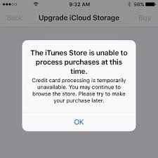 How To Solve The Itunes Store Is Unable To Process Purchases Error
