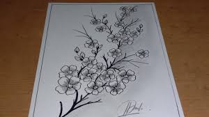 Bunga sakura adalah bunga yang identik dengan bangsa jepang. Sketsa Bunga Sakura Mudah Untuk Di Ikuti Youtube