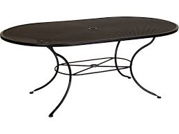Maybe you would like to learn more about one of these? Ow Lee Micro Mesh Wrought Iron 72 X 42 Oval Dining Table With Umbrella Hole Ow4272ovmmu