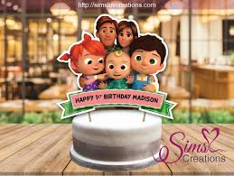 What we love about party circles is that it can simply turn a regular cupcake, cookie, and favor bag to look extra special and festive! Cocomelon Family T Shirt Iron On Transfer Digital File For Cocomelon Sims Luv Creations Cake Centerpieces Cake Toppers Easy Cake Decorating