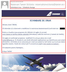 This symbol @ is at. Tarom Airlines Schedule Change Email Reservations Department To Fix