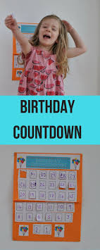 Making A Birthday Countdown Calendar Birthday Countdown