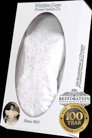 New vintage wedding dress strapless sleeveless natural waist satin fabric floor length bows traditional dresses for bride. Vintage Wedding Dress Restoration When To Restore Your Gown Weddinggownpreservationkit Com