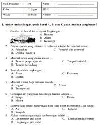Contoh Soal Un Sd 2013 Dan Kunci Jawaban Bahasa Indonesia Pertemuan Motematr