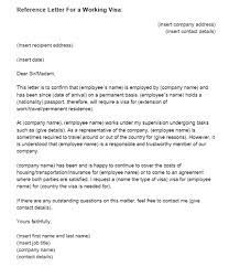As passport experts, we have seen it all! Reference Letter For A Working Visa Sample Just Letter Templates