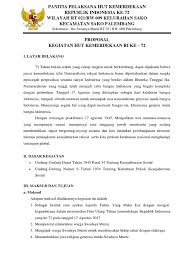 Contoh Proposal Hut Ri Guru Ilmu Sosial