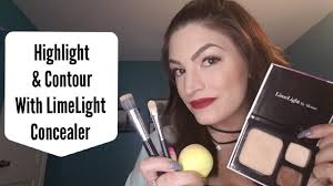 highlight contour with limelight concealer